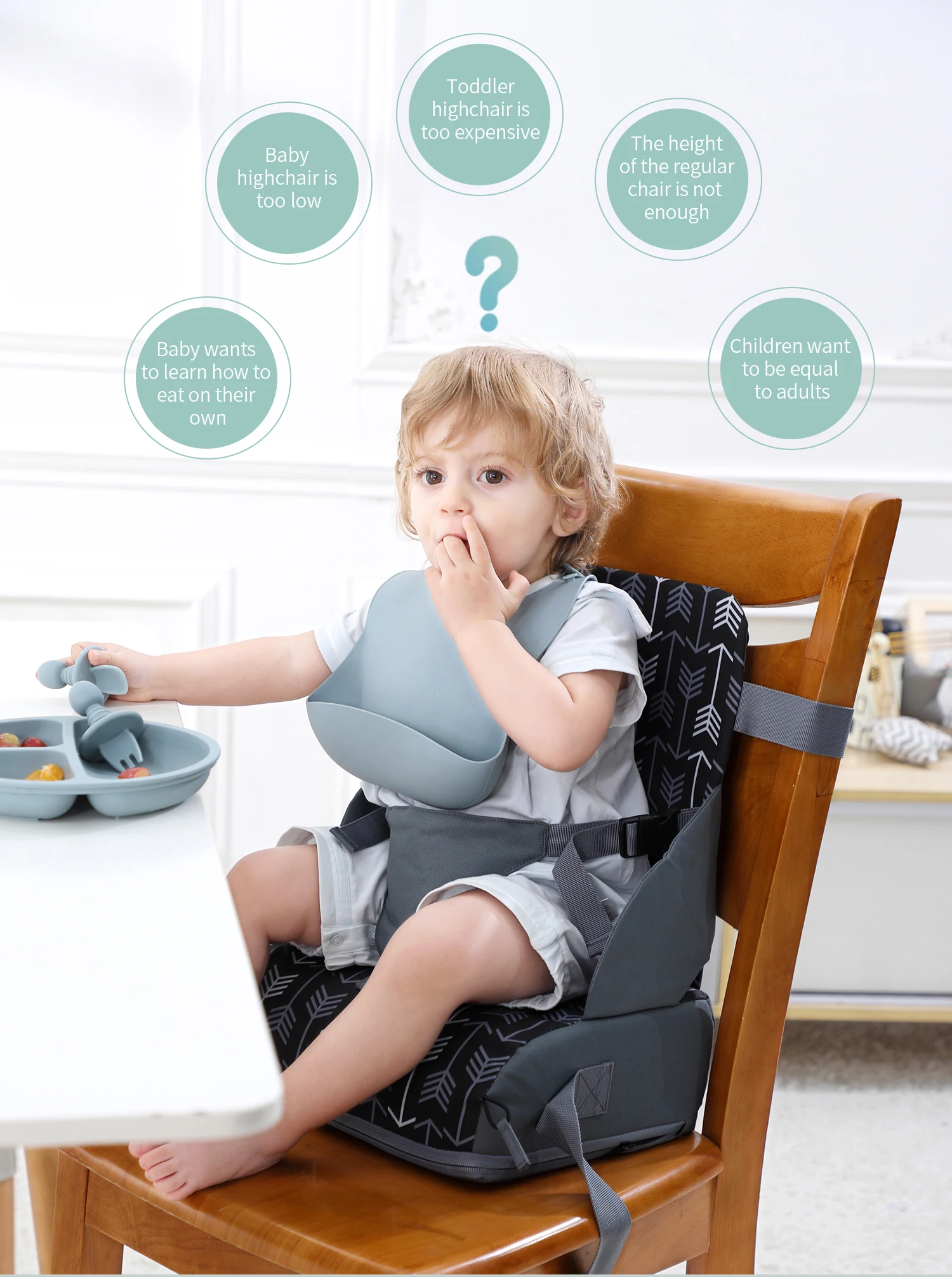 INSULAR Portable Foldable Anti - Baby High Chair Booster recensione e prezzo