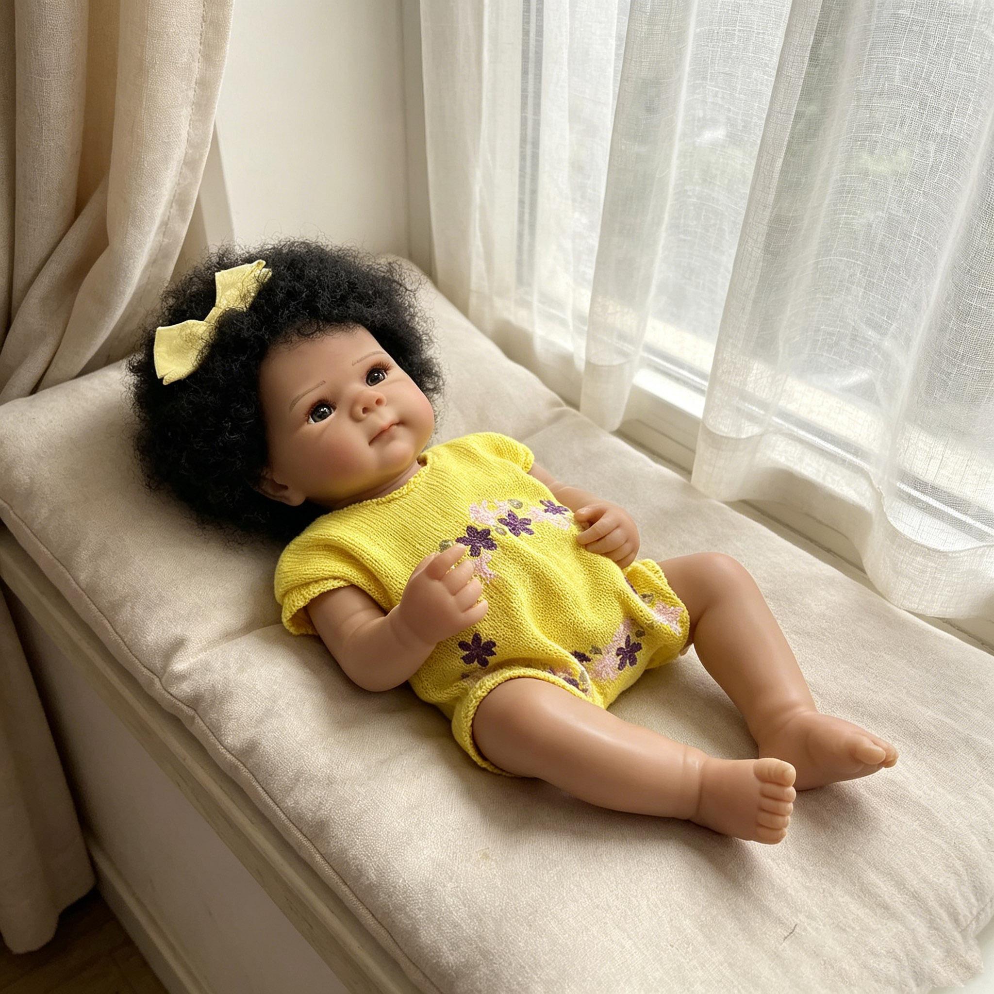 Dark Skin Full Vinyl Body Bett - Baby Products For Curly Hair recensione e prezzo