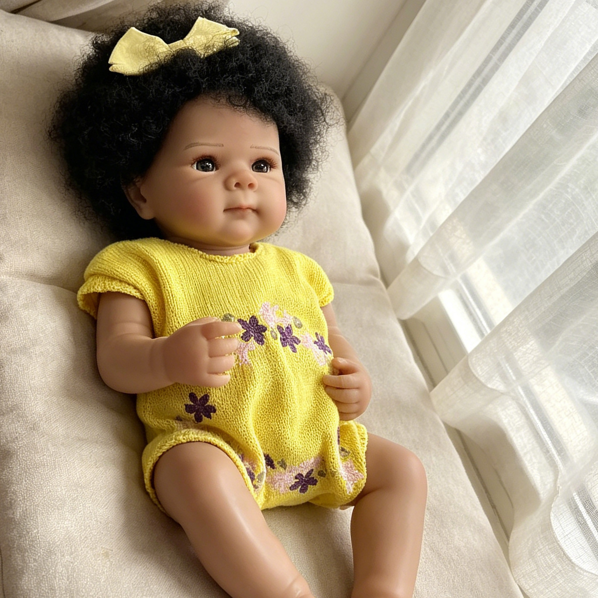 Dark Skin Full Vinyl Body Bett - Baby Products For Curly Hair recensione e prezzo