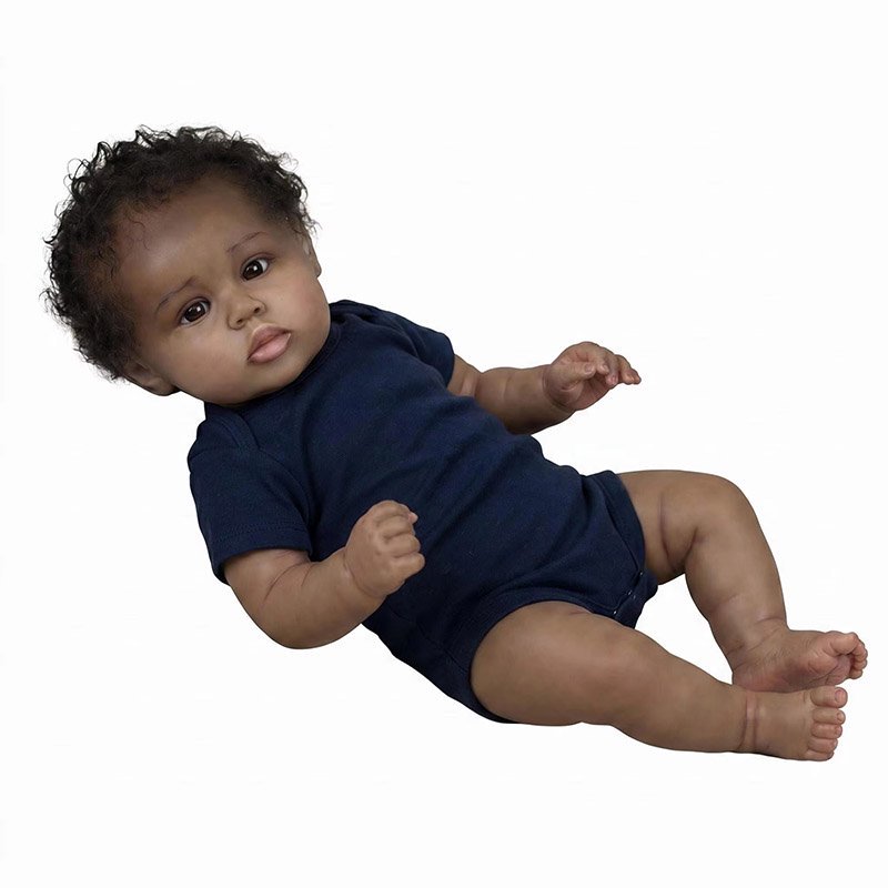 48cm Soft Silicone Vinyl Reube - Baby Products For Curly Hair recensione e prezzo