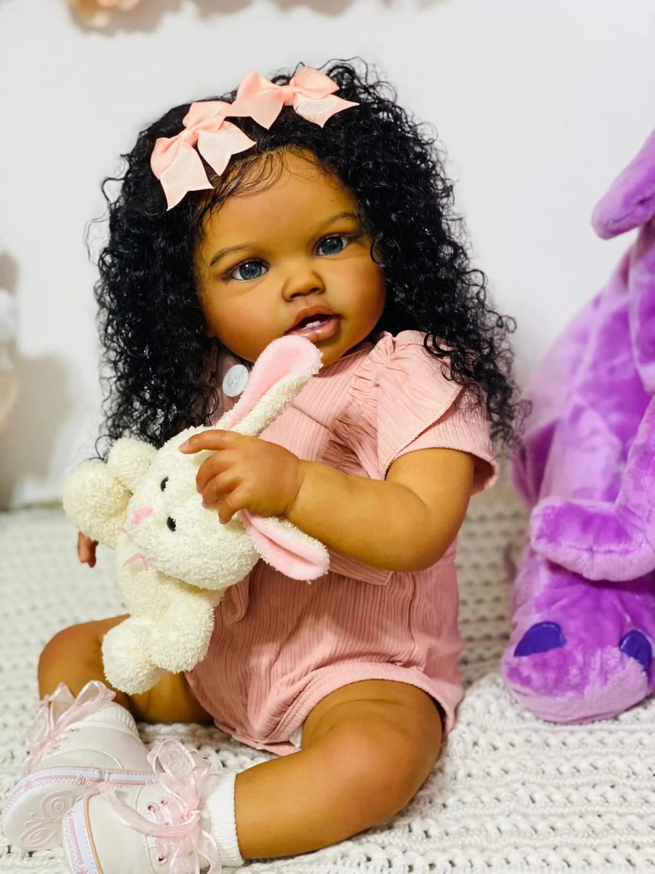 24Inch Reborn Baby Toddler Lot - Baby Products For Curly Hair recensione e prezzo