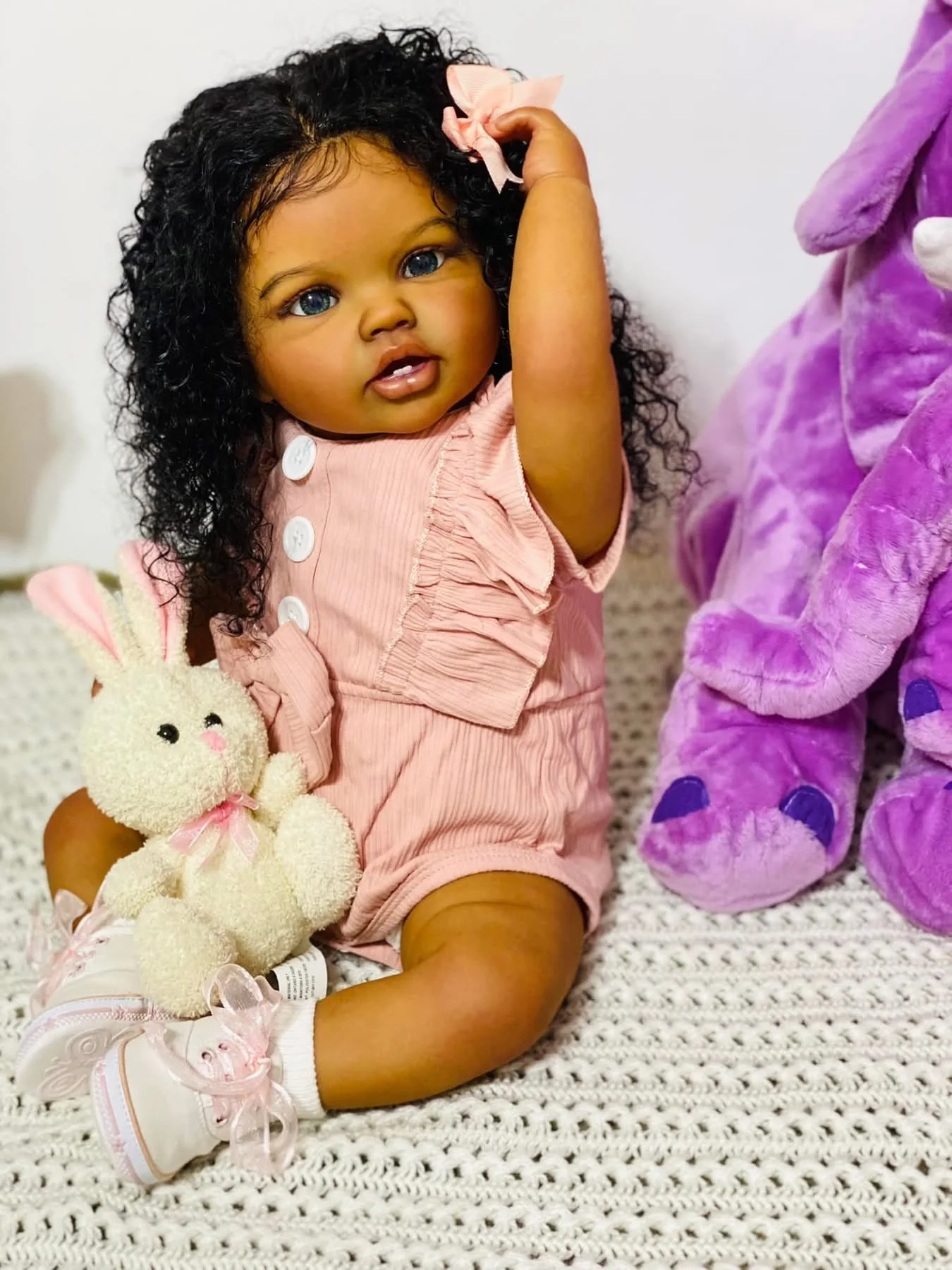 24Inch Reborn Baby Toddler Lot - Baby Products For Curly Hair recensione e prezzo