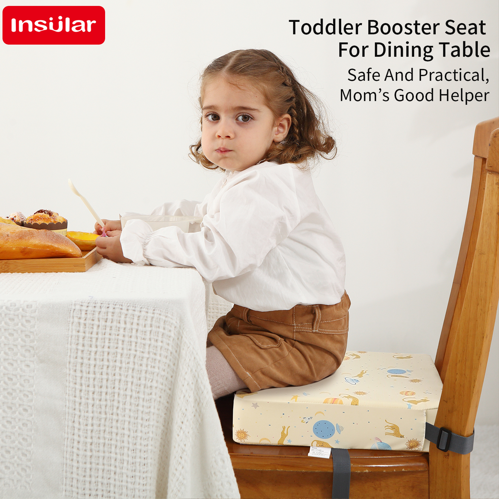 INSULAR Waterproof Non-Slip Hi - Baby High Chair Booster recensione e prezzo