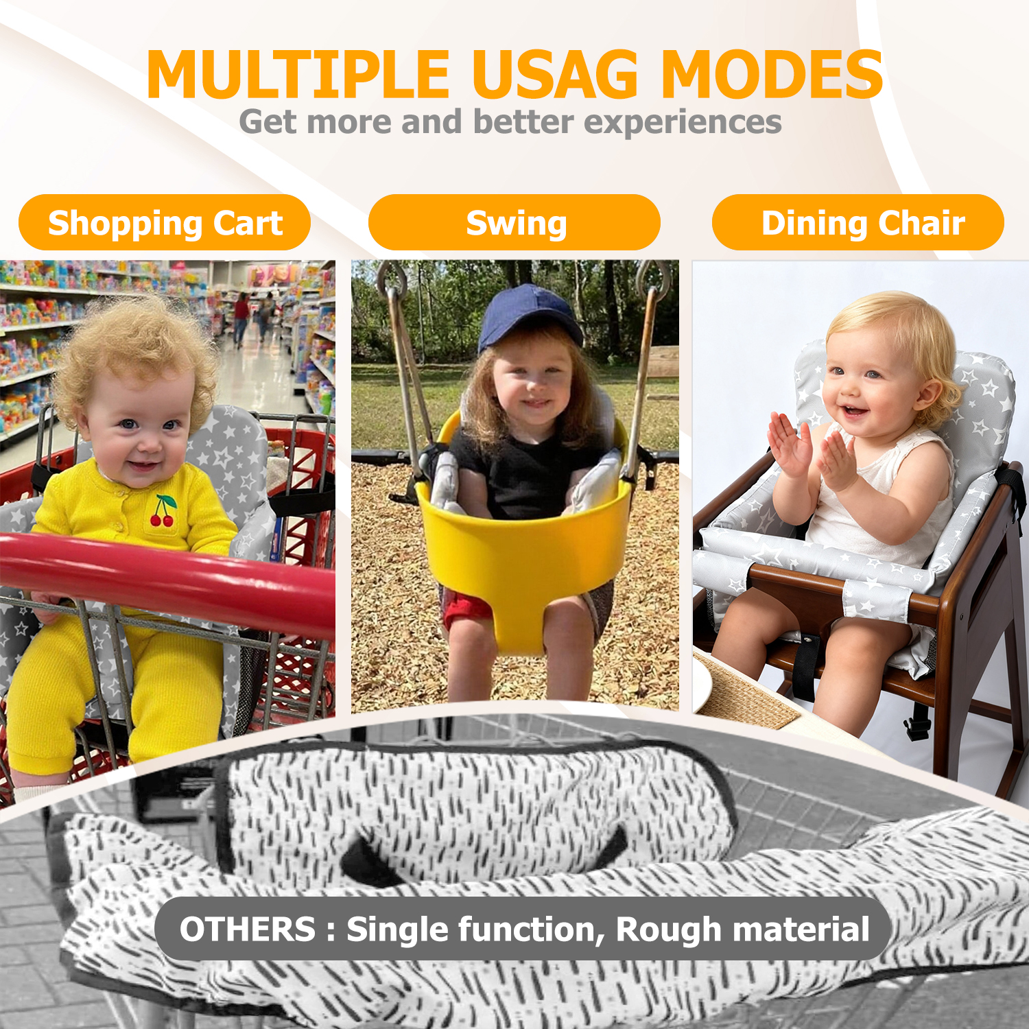 Shopping Cart Cover for Baby,  - Baby High Chair Booster recensione e prezzo