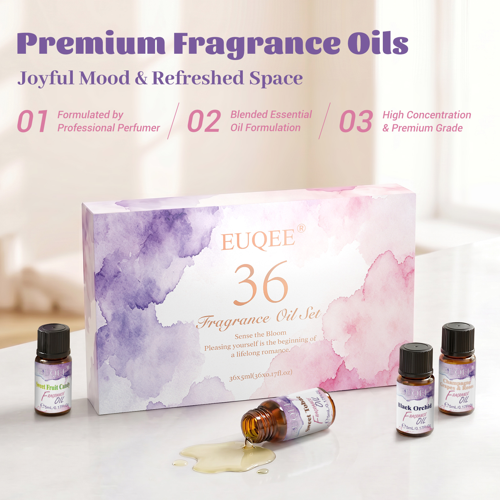 EUQEE 36 Bottles Fragrance Oil - Zwitsal Baby Products recensione e prezzo