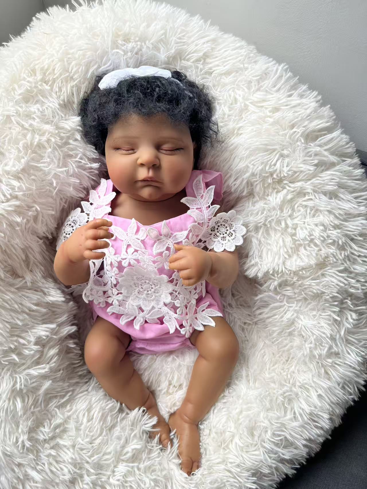 48CM Reborn Peaches Silicone B - Baby Products For Curly Hair recensione e prezzo