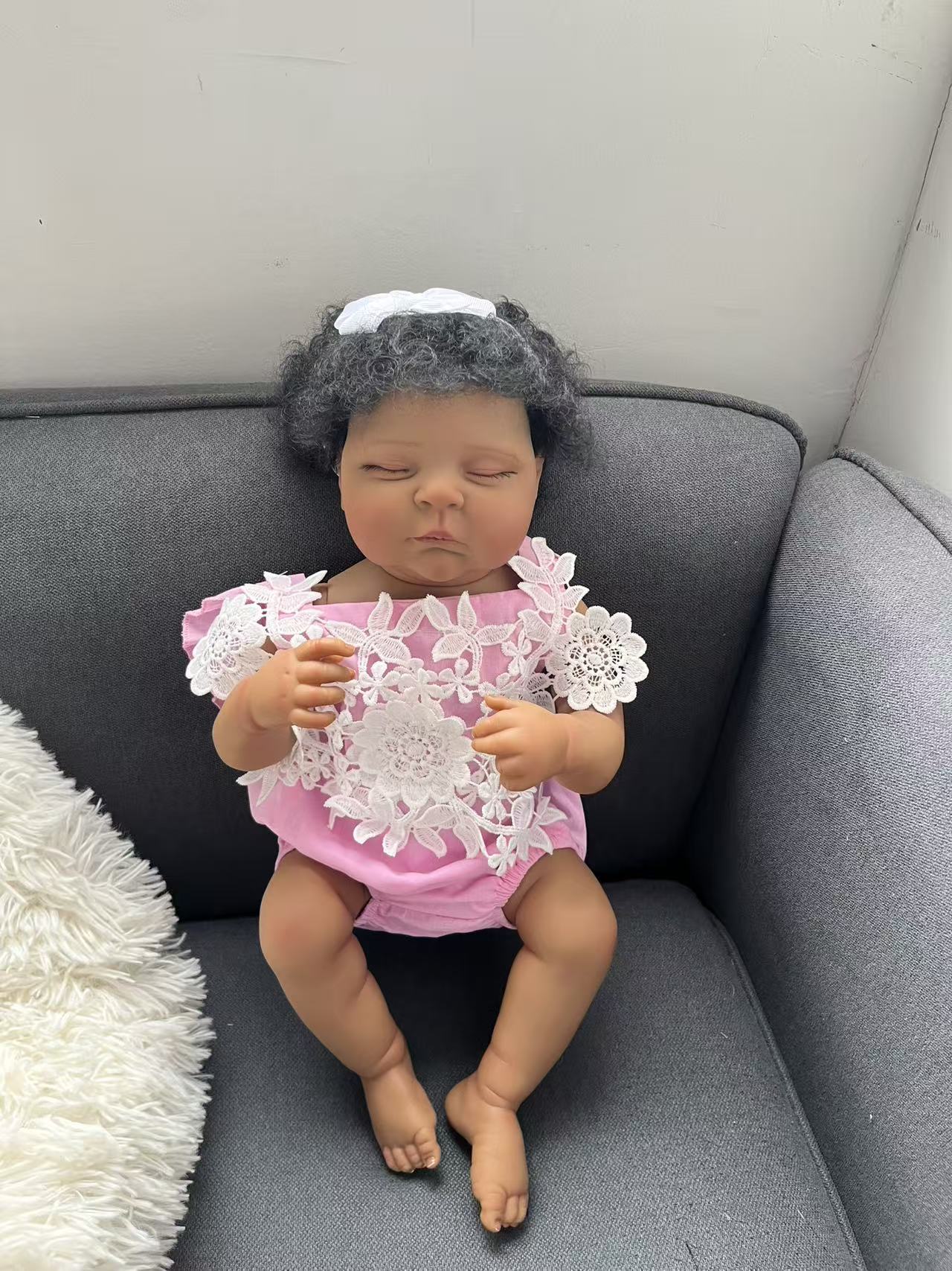 48CM Reborn Peaches Silicone B - Baby Products For Curly Hair recensione e prezzo