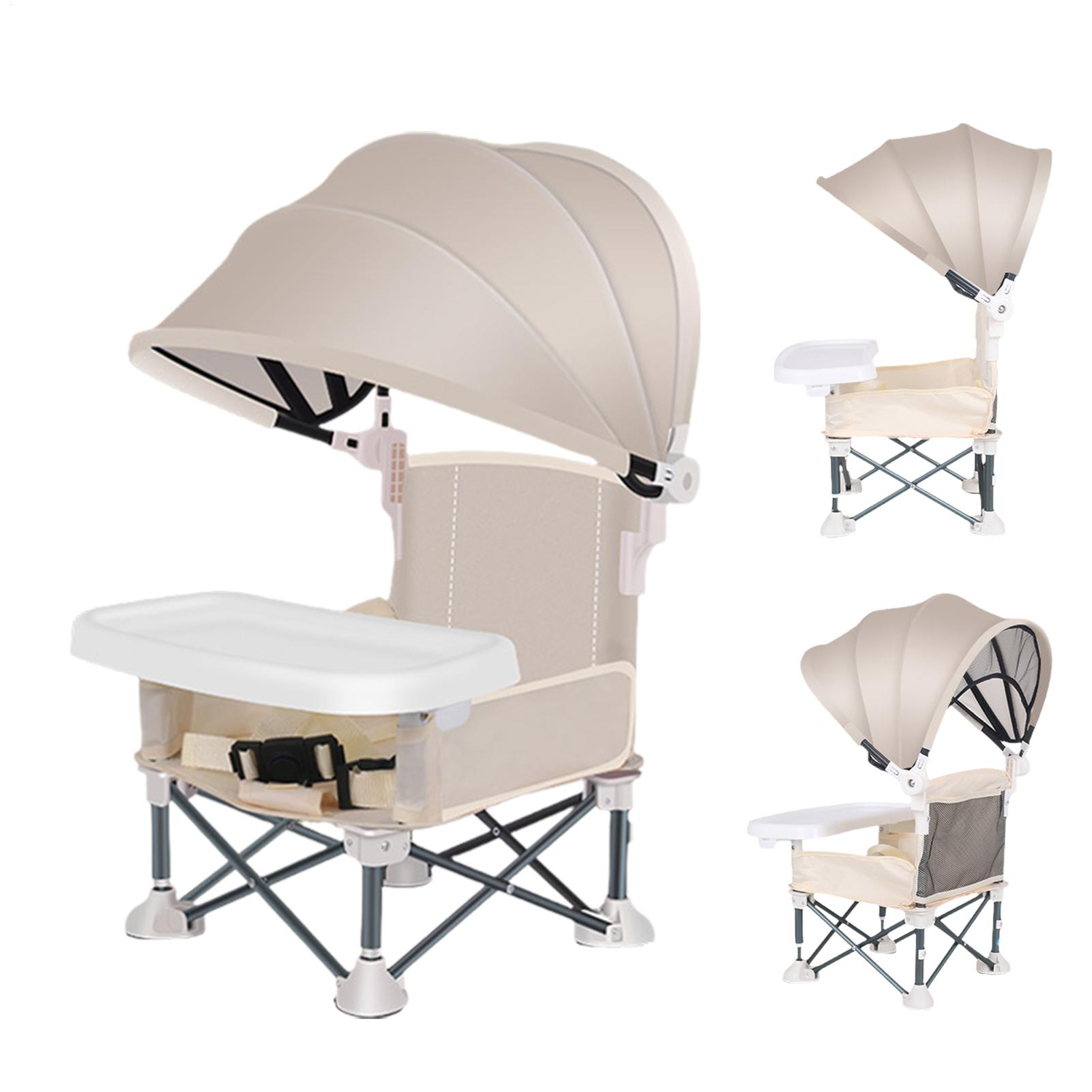 With Sunshade And Removable Tr - Baby High Chair Booster recensione e prezzo